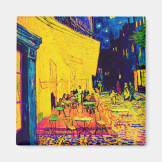 Imán Vincent Van Gogh - Cafetería Con Arte Pop De Noche