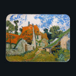 Imán Vincent van Gogh - Calle de Auvers-sur-Oise<br><div class="desc">Calle de Auvers-sur-Oise - Vincent van Gogh,  Oil on Canvas,  1890 en Auvers-sur-Oise</div>