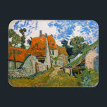 Imán Vincent van Gogh - Calle de Auvers-sur-Oise<br><div class="desc">Calle de Auvers-sur-Oise - Vincent van Gogh,  Oil on Canvas,  1890 en Auvers-sur-Oise</div>