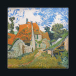 Imán Vincent van Gogh - Calle de Auvers-sur-Oise<br><div class="desc">Calle de Auvers-sur-Oise - Vincent van Gogh,  Oil on Canvas,  1890 en Auvers-sur-Oise</div>