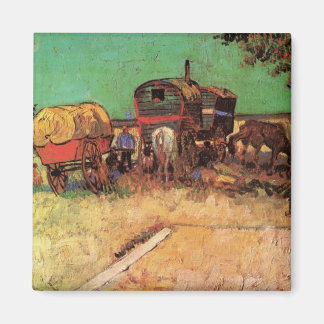 Imán Vincent van Gogh - Campamento de caravanas gitanas