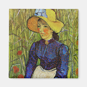 Imán Vincent van Gogh - Campesina con sombrero de paja