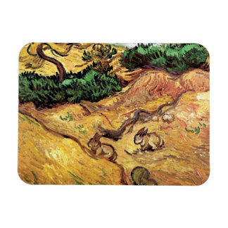Imán Vincent Van Gogh - Campo Con Dos Conejos Bella Art