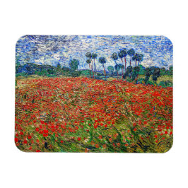 Imán Vincent van Gogh - Campo de amapola