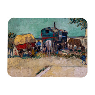 Imán Vincent van Gogh - Caravanas, campamento gitano ce