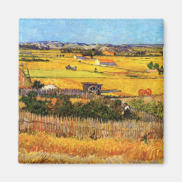 Imán Vincent Van Gogh - Cosecha en el Bella Artes La Cr