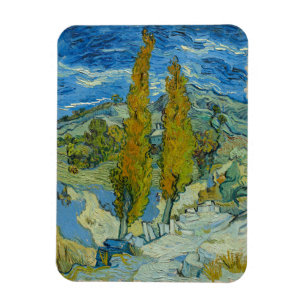 Imán Vincent Van Gogh, dos álamos en los Alpilles