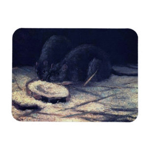 Imán Vincent Van Gogh - Dos Ratas - Rat Lover Arte Fino