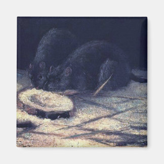 Imán Vincent Van Gogh - Dos Ratas - Rat Lover Arte Fino