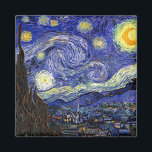 Imán Vincent Van Gogh - El Bella Artes de la Noche Star<br><div class="desc">Vincent Van Gogh es la noche estrellada. Aceite sobre lienzo de 1889, noche estrellada se pintó mientras Van Gogh estaba en el asilo en Saint-Remy, Francia, y es considerado una de sus mejores obras maestras. Aunque es una escena nocturna, fue pintada durante el día y representa las vistas desde la...</div>