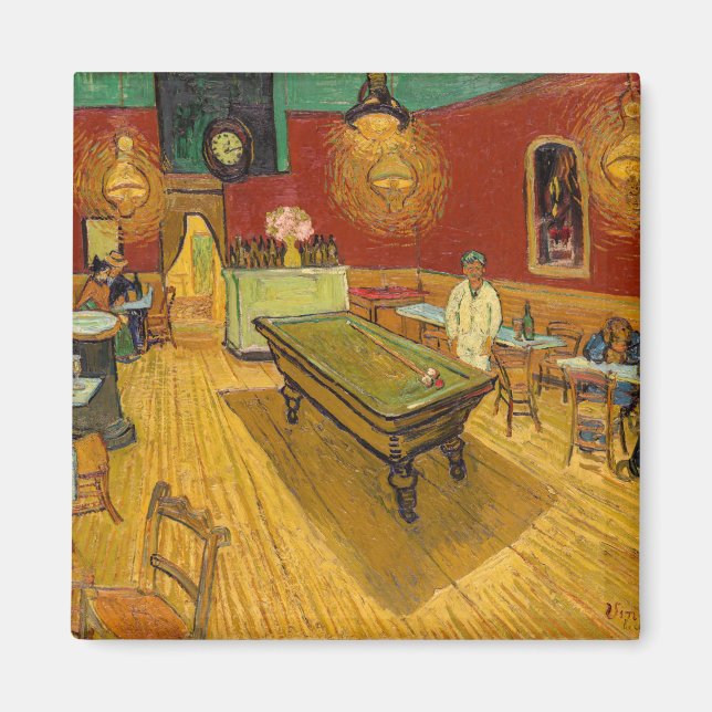 Imán Vincent van Gogh - El Café de Noche (Frente)