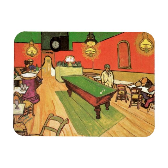 Imán Vincent Van Gogh - El Café de Noche en Arlés (Horizontal)