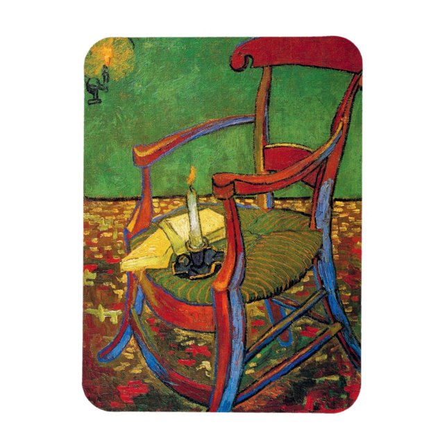 Imán Vincent Van Gogh - El sillón de Paul Gauguin (Vertical)