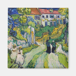 Imán Vincent van Gogh - Escalera en Auvers
