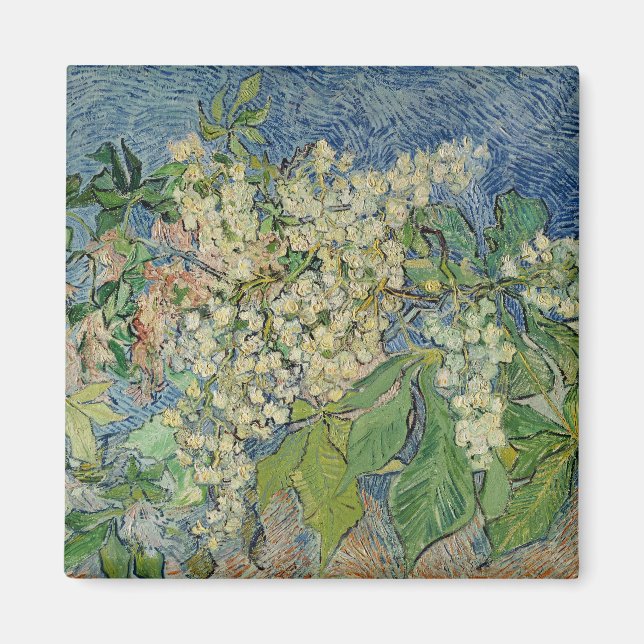 Imán Vincent van Gogh | Florecimiento de las ramas de c (Frente)