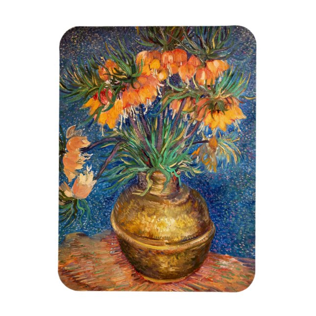 Imán Vincent van Gogh - Fritillas Imperiales (Vertical)