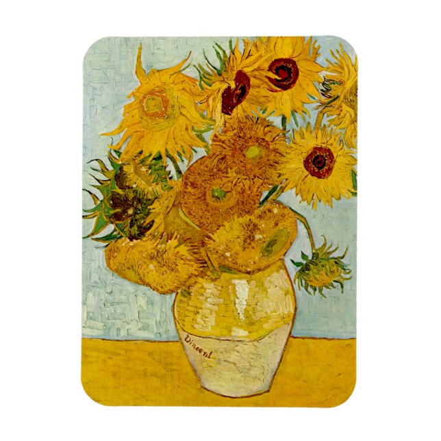 Imán Vincent Van Gogh Girasoles (Vertical)