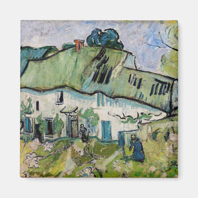 Imán Vincent van Gogh - Granja con Dos Figuras (Frente)