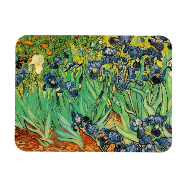 Imán Vincent van Gogh, Irises (Horizontal)