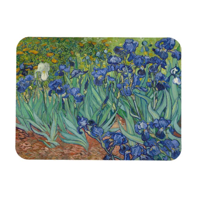 Imán Vincent Van Gogh, Irises, Les Iris (Horizontal)