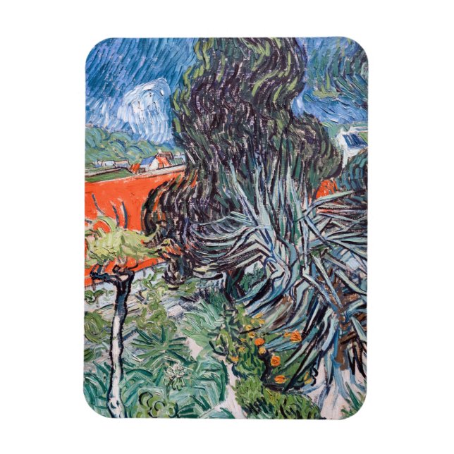 Imán Vincent van Gogh - Jardín del Médica Gachet (Vertical)
