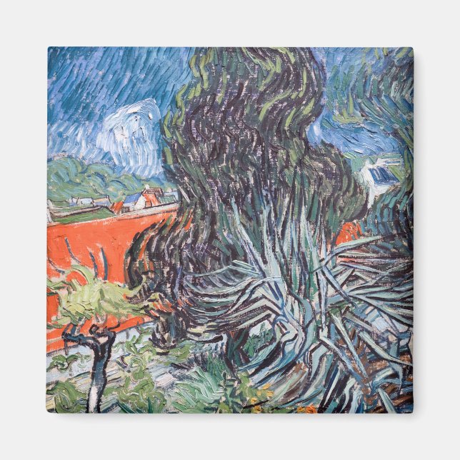 Imán Vincent van Gogh - Jardín del Médica Gachet (Frente)