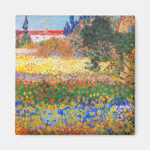 Imán Vincent Van Gogh Jardín Florido