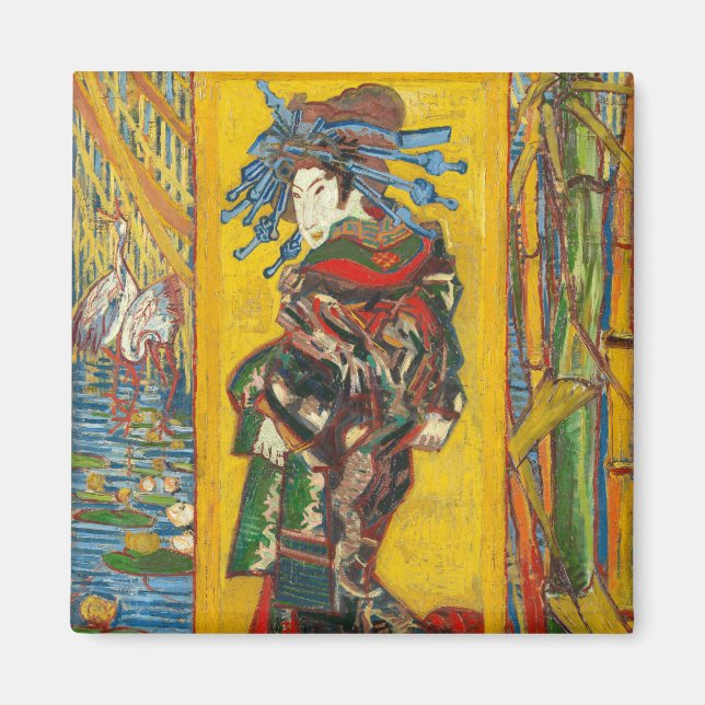 Imán Vincent Van Gogh La Cortesana según Eisen (Frente)