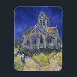 Imán Vincent Van Gogh, la Iglesia de Auvers<br><div class="desc">Vincent Van Gogh - La Iglesia en Auvers,  1890.</div>