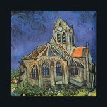 Imán Vincent van Gogh - La Iglesia de Auvers<br><div class="desc">La Iglesia de Auvers (1890) de Vincent van Gogh es una pintura religiosa de la arquitectura del arte del arte de la época del Impresionismo. Una mujer camina por un camino hacia la capilla del pueblo con hermosas vidrieras. Una escena de la arquitectura de la vida cotidiana. Sobre el artista:...</div>