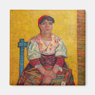 Imán Vincent Van Gogh - La mujer italiana
