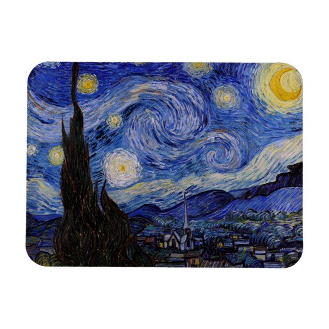 Imán Vincent Van Gogh - La noche estrellada (Horizontal)