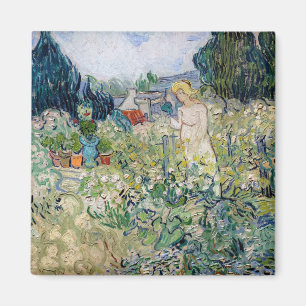 Imán Vincent van Gogh - La señorita Gachet en su jardín