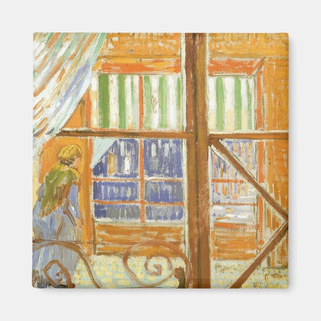 Imán Vincent van Gogh - La vitrina de una carnicería (Frente)