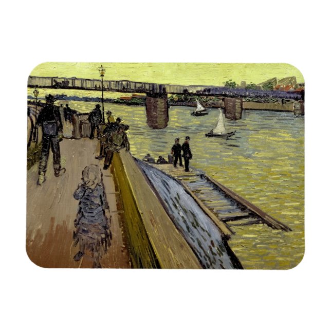 Imán Vincent van Gogh | Le Pont de Trinquetaille Arles (Horizontal)