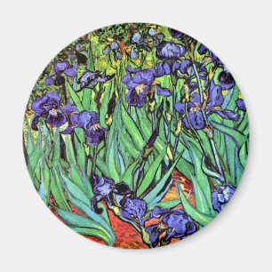 Imán Vincent Van Gogh - Lirios - Amante del Arte Floral