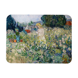 Imán Vincent van Gogh - Miss Gachet en su jardín