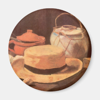 Imán Vincent van Gogh - Naturaleza muerta con sombrero 
