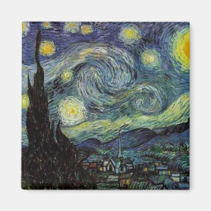 Imán Vincent van Gogh - Noche estrellada