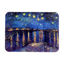 Imán Vincent Van Gogh - Noche estrellada sobre el Ródan