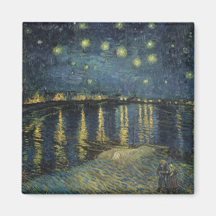 Imán Vincent van Gogh   Noche estrellada sobre el Ródan