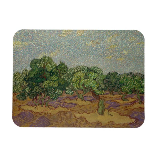 Imán Vincent van Gogh - Olivos (Horizontal)