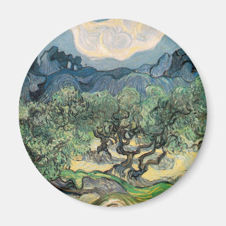 Imán Vincent Van Gogh - Olivos con los Alpilles