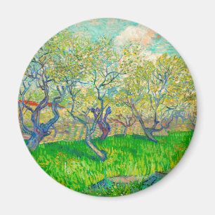 Imán Vincent van Gogh Orchard en Blossom