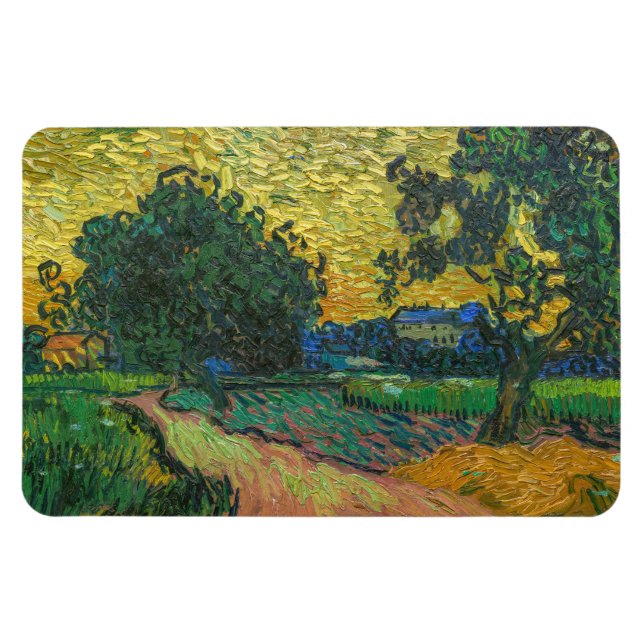 Imán Vincent van Gogh - Paisaje en Crepúsculo (Horizontal)