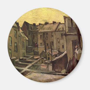 Imán Vincent van Gogh, Patios de casas viejas, Amberes