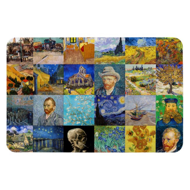 Imán Vincent van Gogh - Piquetas maestras del mosaico (Horizontal)