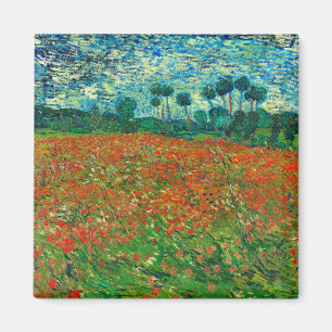 Imán Vincent Van Gogh Poppy Field Bella Artes