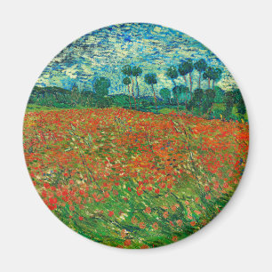 Imán Vincent Van Gogh Poppy Field Bella Artes