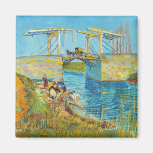 Imán Vincent van Gogh - Puente de Langlois en Arles #1
